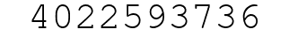 Number 4022593736.