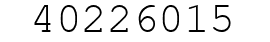 Number 40226015.