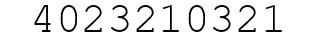 Number 4023210321.