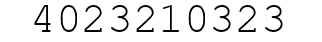 Number 4023210323.