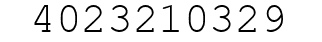 Number 4023210329.