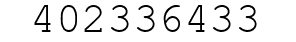 Number 402336433.