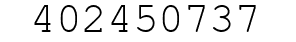 Number 402450737.