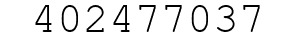 Number 402477037.