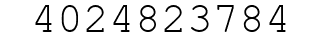 Number 4024823784.