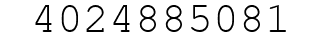 Number 4024885081.