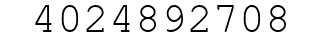 Number 4024892708.