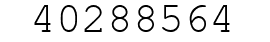 Number 40288564.