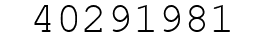 Number 40291981.