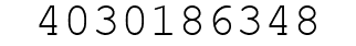 Number 4030186348.