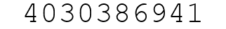 Number 4030386941.