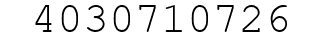 Number 4030710726.