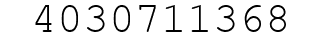 Number 4030711368.