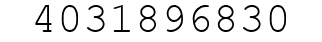 Number 4031896830.