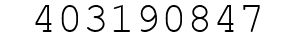Number 403190847.