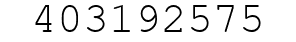 Number 403192575.