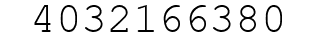 Number 4032166380.