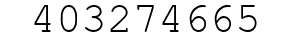 Number 403274665.