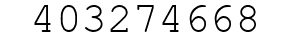 Number 403274668.