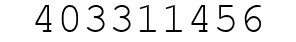 Number 403311456.