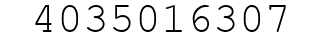 Number 4035016307.