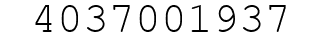 Number 4037001937.