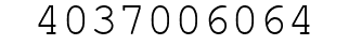 Number 4037006064.