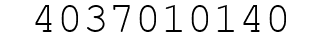 Number 4037010140.