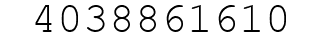 Number 4038861610.