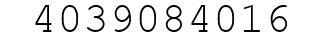 Number 4039084016.