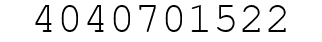Number 4040701522.