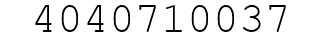 Number 4040710037.
