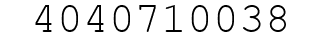 Number 4040710038.
