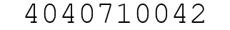 Number 4040710042.