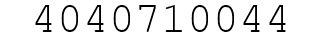 Number 4040710044.