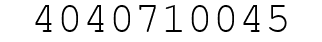 Number 4040710045.