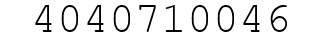 Number 4040710046.