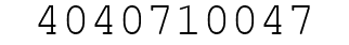 Number 4040710047.