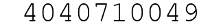 Number 4040710049.