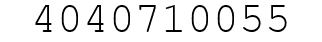 Number 4040710055.