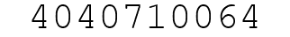 Number 4040710064.