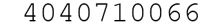 Number 4040710066.
