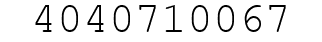 Number 4040710067.