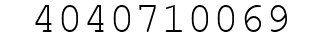 Number 4040710069.