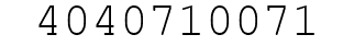 Number 4040710071.