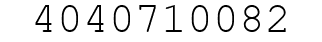 Number 4040710082.