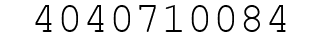 Number 4040710084.