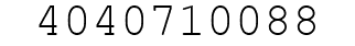 Number 4040710088.