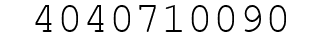 Number 4040710090.