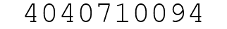 Number 4040710094.